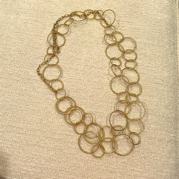 Jewelry - Gold circles necklace form graziano CN